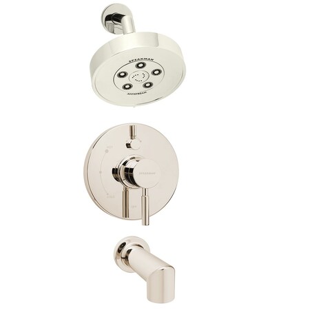 Speakman Neo SM-1430-P-PN Shower and Tub Combination with Diverter Valve SM-1430-P-PN